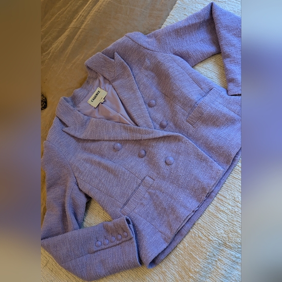 L'Agence Brooke Double-Breasted Crop Blazer - Picture 7 of 14